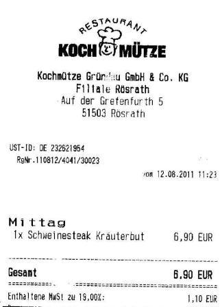 mbsl Hffner Kochmtze Restaurant